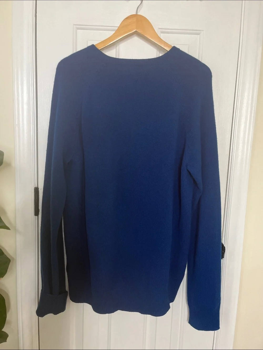 J. Crew Vintage Lambswool Crew Neck Sweater Blue Size XL